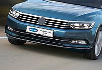 Volkswagen Passat B8 (2014-) Накладки на передний бампер 3шт