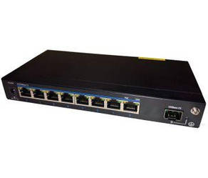 Некерований PoE комутатор UTP1-SW0801-SP120 з 8 портами PoE 100 Мб + 1 SFP порт Uplink