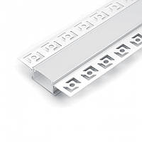 Врізний профіль для гіпсокартону з LED каналом 61x28x14