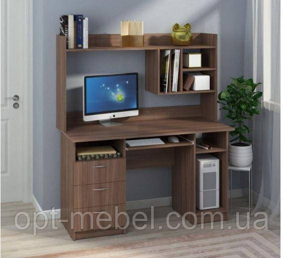 Стіл комп'ютерний Оскар з надбудовою, фото 1