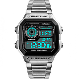 Кращі чоловічі військові та армійські наручні годинники SKMEI незвичайні стильні, фото 3