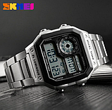 Кращі чоловічі військові та армійські наручні годинники SKMEI незвичайні стильні, фото 2