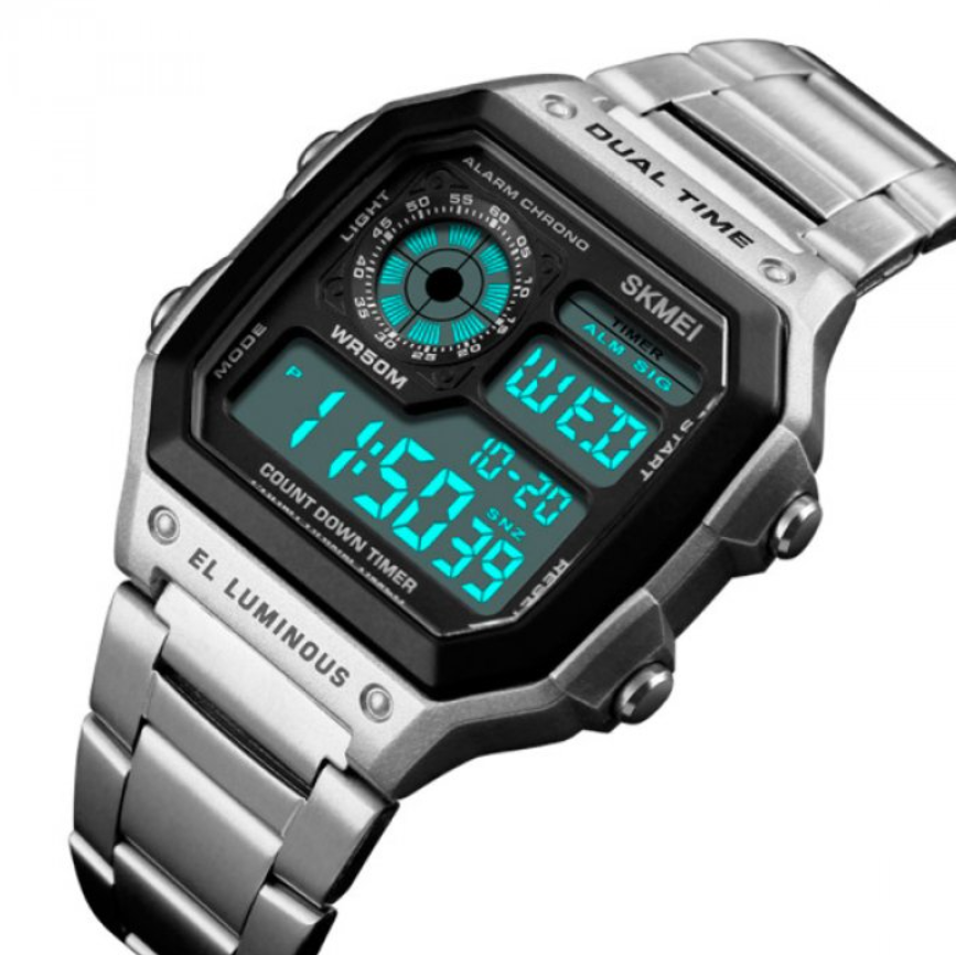 Кращі чоловічі військові та армійські наручні годинники SKMEI незвичайні стильні, фото 1