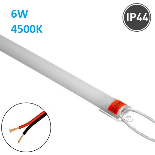 Світлодіодна лінійка 220V 300мм 6W 4500К IP44