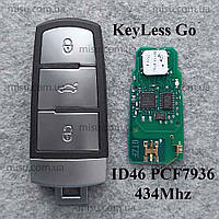 Смарт ключ Volkswagen Passat B6 Passat CC NBG009066T 3C0959752BG/BA 434Mhz Id46