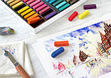 М'яка пастель Faber-Castell Soft pastels mini, 35 мм, Крейди, 72 кольори, фото 5