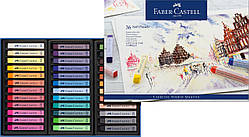М'яка пастель з паперовим тримачем Faber-Castell Soft pastels, 70 мм, Крейди, 36 кольорів