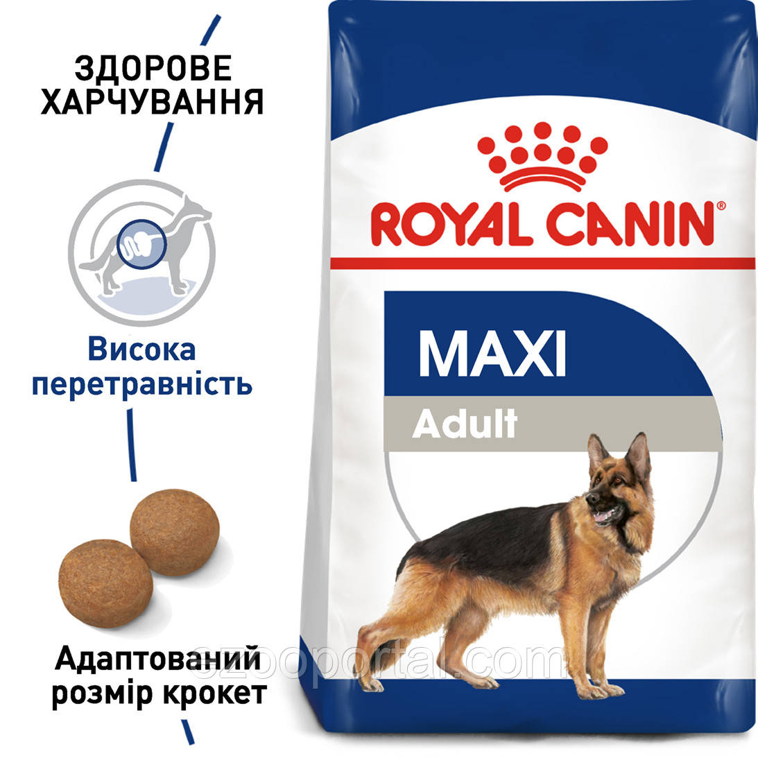 Royal Canin MAXI ADULT сухий корм для собак великих порід 15кг