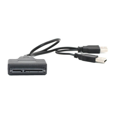 Перехідник USB 2.0 SATA для жорсткого диска 2.5 HD SSD адаптер з сата ...