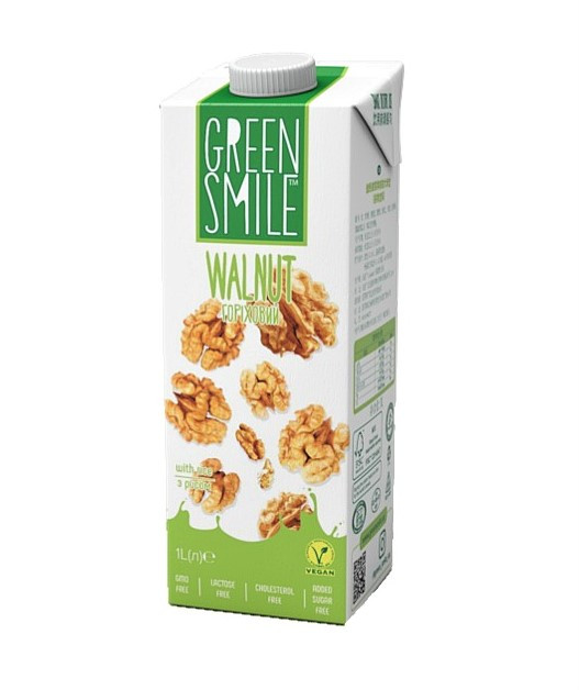 Напій ультрапастеризований рисово-горіховий, 1 л, Green Smile