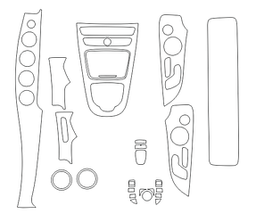 Комплект викройок для салону MERCEDES-BENZ E-CLASS COUPE 2018