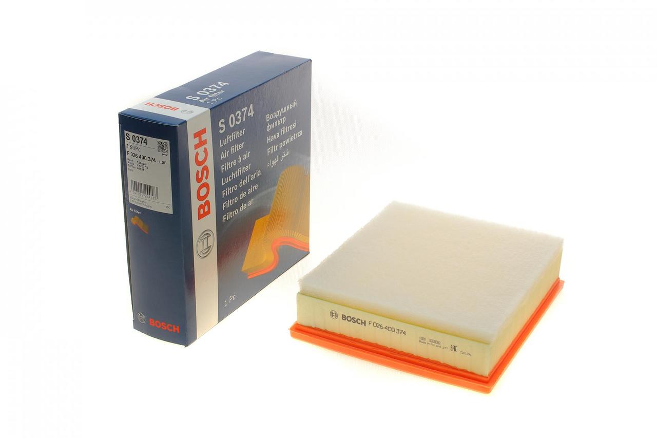 Фільтр повітряний Bosch F026400374 BMW 1 (F21) 3 (F30 F80) 1.6 2.0D 12- (N47 B47)
