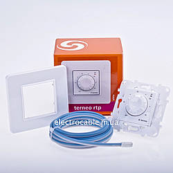 Терморегулятор для теплої підлоги terneo rtp, білий