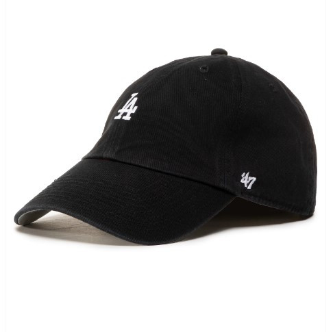 Кепка-бейсболка 47 Brand Mlb Los Angeles Dodgers Base Runner Cap (B-BSRNR12GWS-BKA)