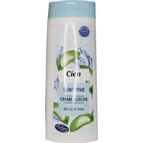 Крем-гель для душу Cien Cremedusche Sensitive Aleo Vera, 300мл 007