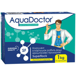 Коагулюючий засіб в картушах AquaDoctor Superflock 1кг
