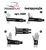 Бинти кистьові Power Play 3081, Black/Green, фото 4