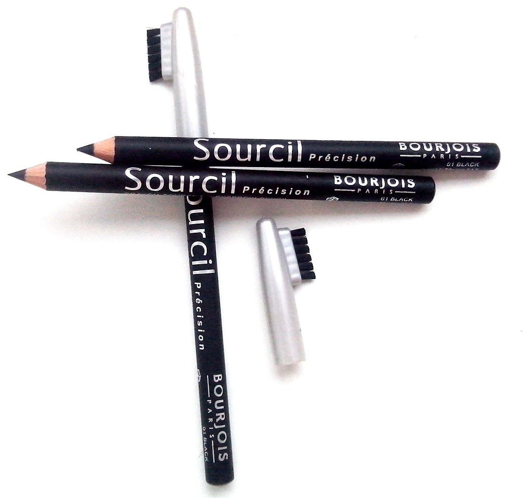 Олівець для брів - Bourjois Sourcil precision Souligner-Line (колір 01 black)