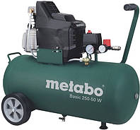 Компрессор Metabo Basic 250-50 W маслянный одноцилиндровый