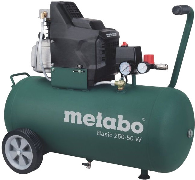 Компрессор Metabo Basic 250-50 W маслянный одноцилиндровый - фото 1 - id-p1636732502