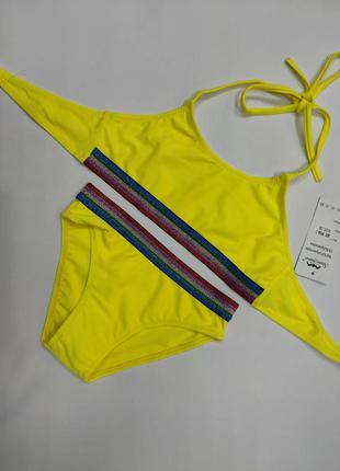 Купальник для девочек Samegame 9958-2 Каринка желтый(В НАЛИЧИИ ТОЛЬКО 30 32 34 36 38 УКР р-ры )