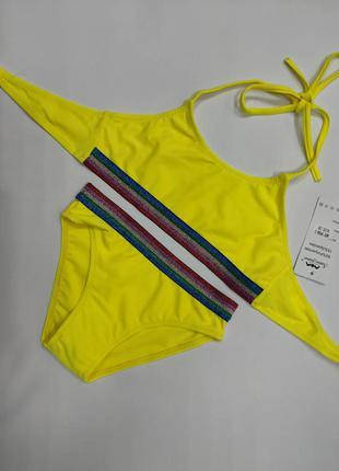 Купальник для девочек Samegame 9958-2 Каринка желтый(В НАЛИЧИИ ТОЛЬКО 30 32 34 36 38 УКР р-ры ), фото 1