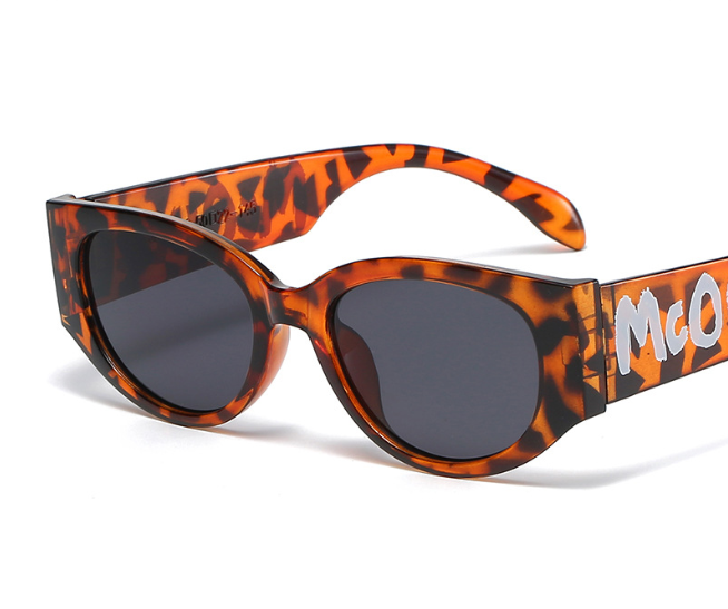 Сонце захисні окуляри леопардові, прямокутні, котячі очі, окуляри від сонця