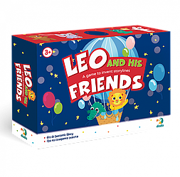 Дитяча настільна гра на створення сюжету "Лео і його друзі" 300210 від 3 років