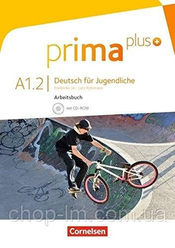 Prima plus A1.2 Arbeitsbuch mit CD-ROM / Рабочая тетрадь с диском