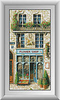 Алмазная мозаика Цветочный магазин Dream Art 30498 28x55см 30 цветов, квадр.стразы, полная зашивка. Набор, фото 1