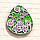 Деревянная картина раскраска TWD Цветочное пасхальное яйцо #1 панно на стену 3DP30016 30x40см 11 слоев мандала, фото 3