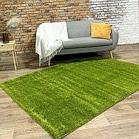 Килим із високим ворсом 0030 зелений 80х150