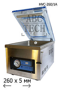 Однокамерний вакуумний пакувальник HVC-260/1A Настільний апарат для вакуумування харчових продуктів Вакууматор