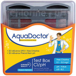 Тестер AquaDoctor Test Box Cl/pH (таблетований)