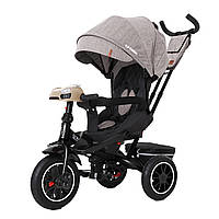 Велосипед триколісний TILLY Cayman T-381/7 Бежевий з ігровою панеллю + пульт ДК