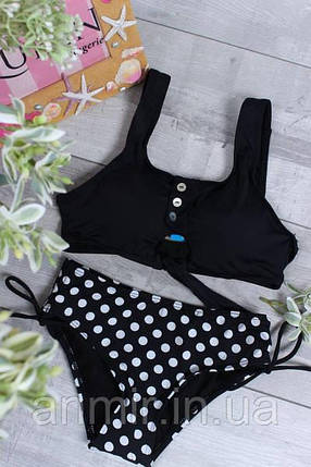 Купальник подростковый Z.Five 3240 Вика черный (В НАЛИЧИИ ТОЛЬКО 32 34 36 38 40 УКР р-ры), фото 2
