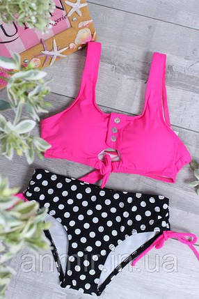 Купальник подростковый Z.Five 3240 Вика фуксия (В НАЛИЧИИ ТОЛЬКО 32 34 36 38 40 УКР р-ры), фото 1