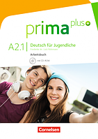 Prima plus A2.1 Arbeitsbuch mit CD-ROM / Рабочая тетрадь с диском
