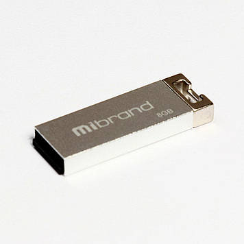 USB флешка Mibrand Chameleon 8GB Silver (MI2.0/CH8U6S)