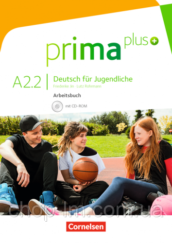 Prima plus A2.2 Arbeitsbuch mit CD-ROM / Рабочая тетрадь с диском