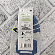 Шкарпетки дитячі середні літні із сіткою ЕКО р.18 (7-8 років) спорт асорті 30035502, фото 5