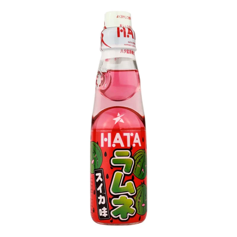 Японська газована вода з кулькою Ramune Watermelon 200ml