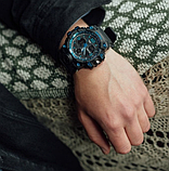 Спортивний водонепроникний електронно-стрельний годинник SKMEI з каучуковим ремінцем, фото 5