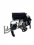 Інвалідний візок каталка ультракомпактна MED1 Фін, фото 4