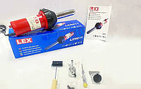 Паяльник, фен для зварювання пластику та паяння бамперів із насадками LEX LXHG11