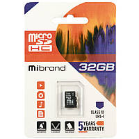 Карта памяти microSDHC Mibrand 32 GB Сlass 10