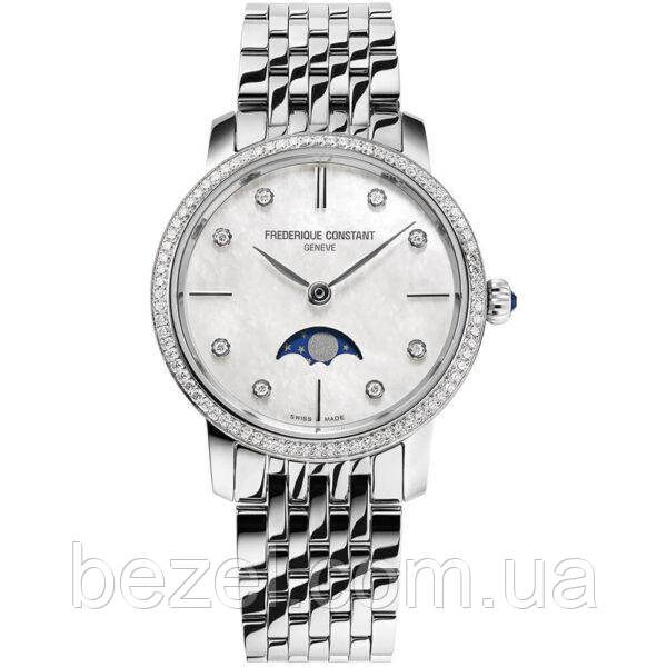 Жіночий годинник Frederique Constant SLIMLINE LADIES MOONPHASE FC-206MPWD1SD6B, фото 1