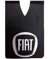 Брызговики "FIAT" большие логотип+надпись (2шт) 440x270 "Speed Master" МЯГКИЕ