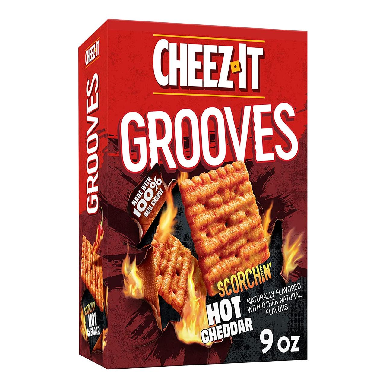 Снеки Cheez-It Grooves Scorchin' Hot Cheddar 255g, фото 1