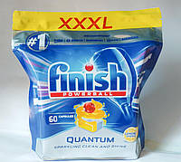 Finish Powerball Quantum Max Lemon Таблетки для посудомоечной машины лимон 60 шт